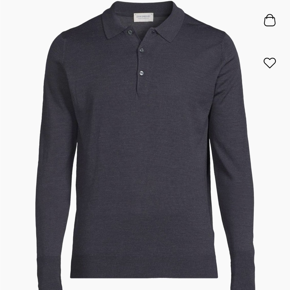 NWT John Smedley Long Sleeve Cotswold Shirt
